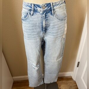 High Rise Slim Straight Jeans